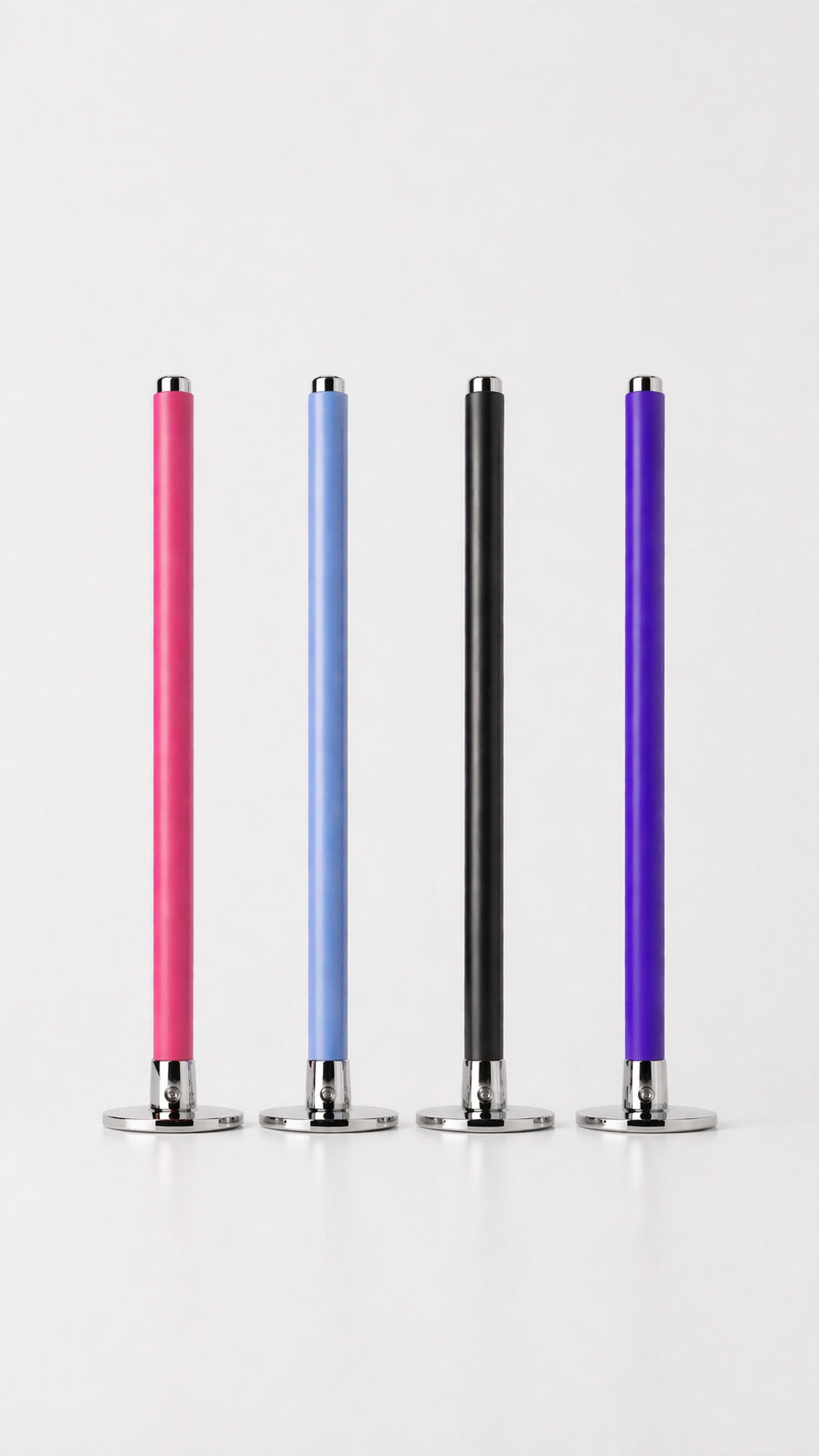 The Omnipole — Premium Silicone Dance Pole available in Pink, Purple, Black and Blue